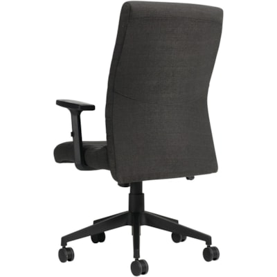 Offices To Go Carleton Management Chair High Back Dark Grey - High Back - Dark Gray - Textured Fabric - 1 Each BACK & SEAT  GRAPHITE FABRIC 