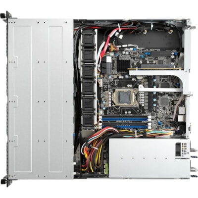 Asus Barebone System - 1U Rack-mountable - Socket LGA-1200 - 1 x Processor Support - Intel C252 Chip - 128 GB DDR4 SDRAM DDR4-3200/PC4-25600 Maximum RAM Support - 4 Total Memory Slots - Serial ATA/600 RAID Supported Controller - AST2600 64 MB Graphic(s) - 4 3.5" Bay(s) - 6 SATA Interface(s) - Proces 200 E C252 