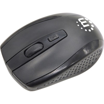 Manhattan Wireless Keyboard And Optical Mouse Set - USB 1.1 Wireless RF - English - Black - USB 1.1 Wireless RF Mouse - Optical - 1600 dpi - Scroll Wheel - Black - AAA, AA - Compatible with Computer for Windows, Mac OS - Retail d Optical Mouse Set One 2.4 GH z USB-Dongle Connect