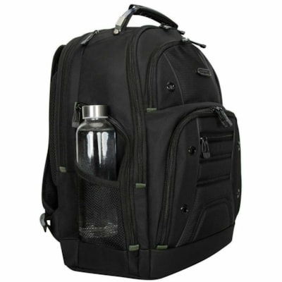 Targus Drifter TBB63805GL Carrying Case Rugged (Backpack) for 15" (381 mm) to 16" (406.40 mm) Notebook - Black  - Water Resistant Base, Moisture Resistant, Wear Resistant, Tear Resistant - Shoulder Strap - 20" (508 mm) Height x 17" (431.80 mm) Width x 5" (127 mm) Depth - 7.40 gal (28000 mL) Volume C  