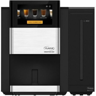 Flavia Creation 600 Coffee Brewer Machine - Multi-serve - Frother - Black  