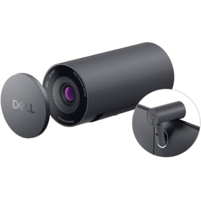 Dell WB5023 Webcam - 60 fps - USB 2.0 Type A - 2560 x 1440 Video - CMOS Sensor - Auto-focus - 78° Angle - 4x Digital Zoom - Microphone - Display Screen, Computer, Monitor  PERP 