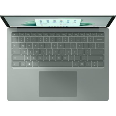 Microsoft Surface Laptop 5 13.5" Touchscreen Notebook - Intel Core i7 12th Gen i7-1265U - Intel Evo Platform - 16 GB - 512 GB SSD - Sage - Intel Chip - 2256 x 1504 - Windows 10 Pro - Intel Iris Xe Graphics - PixelSense - Front Camera/Webcam - 18 Hours Battery Run Time - IEEE 802.11ax Wireless LAN St 0SYST 