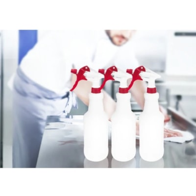 Globe Trigger Sprayer - 8 Inch Tube - Red - Polypropylene - 1 3 FINGER TRIGGER LEAK PROOF SPRAY HEAD