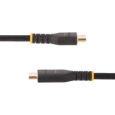 StarTech.com 10m (30ft) Active HDMI Cable, HDMI 2.0 4K 60Hz UHD, Rugged HDMI Cord w/ Aramid Fiber, Heavy-Duty High Speed HDMI 2.0 Cable - 30ft Active HDMI 2.0 Cable with Ethernet supports 4K 60Hz - Built-in amplifier - Directional cable with source/display labels - Heavy-duty 28AWG HDMI cord with TP  ADAP 
