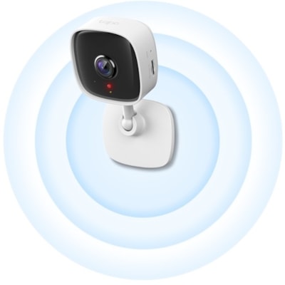 Tapo TAPO C110 3 Megapixel HD Network Camera - 30 ft (9.14 m) Night Vision - H.264 - 2304 x 1296 Fixed Lens - 15 fps - Alexa, Google Assistant Supported  WRLS 