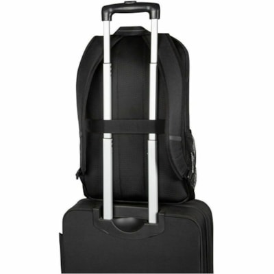 Targus Classic TBB944GL Carrying Case (Backpack) for 17" to 17.3" Notebook - Black  - Mesh Fabric Body - Shoulder Strap, Handle, Trolley Strap - 19" (482.60 mm) Height x 12.25" (311.15 mm) Width x 4.50" (114.30 mm) Depth - 21.50 L Volume Capacity SIC 