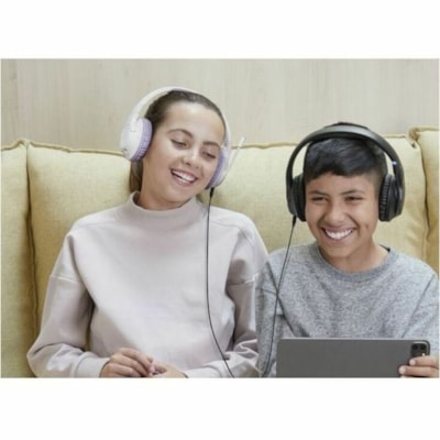 Belkin SoundForm Inspire Wireless Over-Ear Headset for Kids - Stereo - Mini-phone (3.5mm) - Wired/Wireless - Bluetooth - 30 ft (9.14 m) - Over-the-ear - Binaural - Ear-cup - Black EAR HEADSET BLACK 