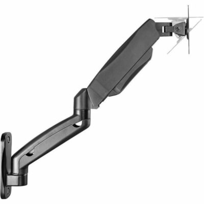 IntekView Mounting Arm for Display Screen, Monitor - Black - Landscape/Portrait - Height Adjustable - 1 Display(s) Supported - 17" to 32" Screen Support - 19.84 lb (9000 g) Load Capacity - 75 x 75, 100 x 100 - VESA Mount Compatible - Steel, Aluminum WALL MOUNT 