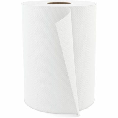 Cascades PRO - Essuie-tout en rouleau - 1 Pli - largeur de 7,87 po (199,90 mm) - diamètre du rouleau 5,30 po (134,62 mm) - 1,88 po (47,63 mm) Matériau - Blanc - 12 / emballage  