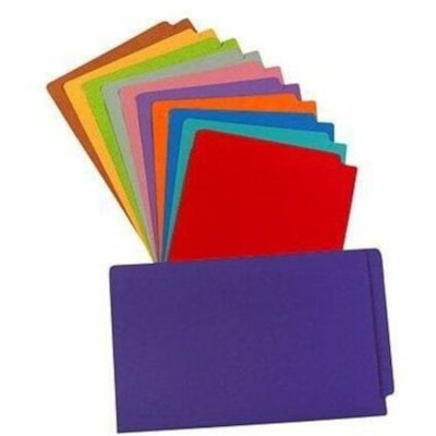 Pendaflex Blue Coloured Straight Tab Letter-size (8 1/2" x 11") Shelf File Folders - 8 1/2" (215.90 mm) x 11" (279.40 mm) - 3/4" (19.05 mm) Expansion - End Tab Location - 11 pt. (3.87 mm) - 2 Plys - Wood - Blue - 10% Recycled - 100 / Box PENDAFLEX 10% PCW LETTER SIZE STRAIGHT TAB