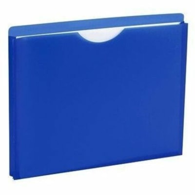 Grand & Toy Letter File Jacket - 8 1/2" (215.90 mm) x 11" (279.40 mm) - 1" (25.40 mm) Expansion - Blue, Magenta, Yellow, Green, Purple - 5 / Unit COLOURS 5PK 