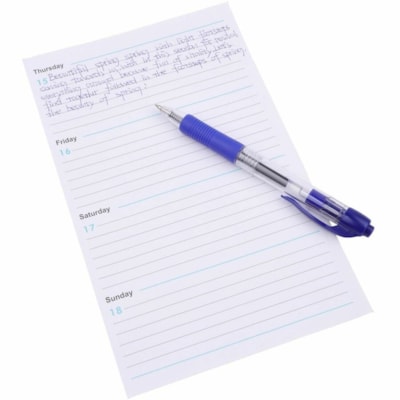 Grand & Toy Retractable Gel Pens, Blue, Medium, 0.7 mm, Box of 12 - 0.7 mm (0.03") Medium Pen Point - Retractable - Blue Ink - Gel-based - Clear Barrel - 12 / Box REPLACED 99351 