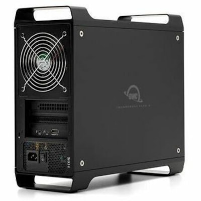 OWC ThunderBay Flex 8 External Storage Solution - 8 x HDD Supported - 7 x HDD Installed - 112 TB Installed HDD Capacity - Serial ATA - 1 x SSD Installed - 2 TB Total Installed SSD Capacity - Serial ATA Controller - RAID Supported - 0, 1, 4, 5, 0+1, JBOD RAID Levels - 8 x Total Bays - 8 x 2.5"/3.5" B EEXT 
