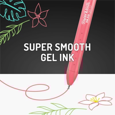 Paper Mate Inkjoy Gel Bright! Pens, Medium Point (0.7mm) - 0.7 mm (0.03") Medium Pen Point - Retractable - Assorted Ink - Gel-based - Assorted Barrel - 6 / Pack INKJOY BRIGHT 