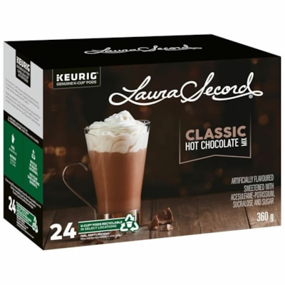 Laura Secord Hot Chocolate - Hot Chocolate Mix - 24 / Box KCUP PODS 