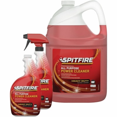 Diversey Spitfire Professional All Purpose Power Cleaner - For Multipurpose, Multi Surface - Ready-To-Use - Liquid - 3.79 L - 12.7 pH - Fresh, Pine Scent - Kosher, Pleasant Scent, Residue-free, Heavy Duty - Pink Jug - 1 Each  