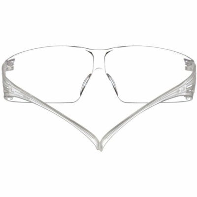 3M SecureFit 200 Safety Glasses - Recommended for: Assembly, Sanding, Sawing, Cleaning, Drilling, Grinding, Masonry, Painting, Demolition, Electrical, Facility Maintenance, ... - One Size - UVA, UVB, UVC Protection - Polycarbonate, Plastic - Clear Lens - Clear Frame - Self Adjustable, Snug Fit, Secu CLEAR LENS W/CLEAR TEMPLE ANTI-FOG LENS  3M