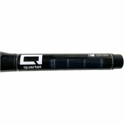 Quartet - Marqueur effaçable à sec EnduraGlide - Gras Pointe biseautée Pointe de marqueur - Ink Noir - Liquide - 4 emballage QUARTET  NOIR ENDURA GLIDE 