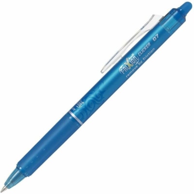Crestar FriXion Ball Gel Pen - 0.7 mm (0.03") Fine Pen Point - Refillable - Retractable - Purple, Pink, Turquoise, Blue Ink - Thermosensitive Gel Ink - Blue, Turquoise, Pink, Purple Barrel - Stainless Steel, Carbide Tip - 4 / Pack SET OF 4  ASSORTED COLOURS 