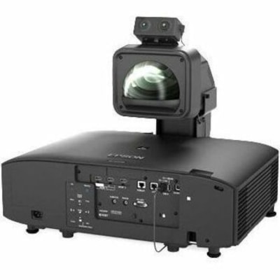 Epson EB-PQ2008B Ultra Short Throw 3LCD Projector - 21:9 - Ceiling Mountable - High Dynamic Range (HDR) - 1920 x 1080 - Front, Rear, Rear Ceiling, Ceiling - 2160p - 20000 Hour Normal Mode - 30000 Hour Economy Mode - Full HD - 5,000,000:1 - 8000 lm - HDMI - USB - Network (RJ-45) - Large Venue - 3 Yea jector  Black 