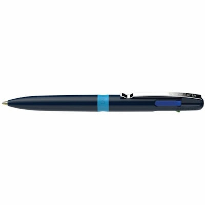 Schneider - Stylos à bille RS138003 - 0,5 mm (0,02 po) Moyenne Pointe de stylo - Rechargeable - Rétractable - Ink Noir, Bleu, Rouge, Vert, Variées - Barrel Bleu foncé, Bleu clair, Bleu - 10 boîte TRACé MOYEN (M) BLEU FONCé/BLEU PâLE. BOîTE DE