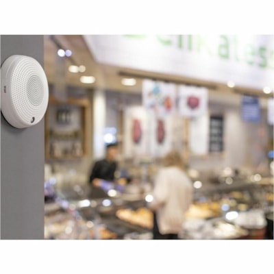 AXIS Mini C1410 Mk II Speaker System - White  - 100 Hz to 20 kHz SPEAKER IS A DISCREET AND AFFO RDABLE SPEAKER THAT