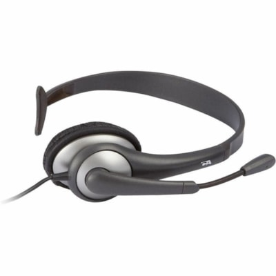 Cyber Acoustics AC-104 Headset - Mono - Wired - 20 Hz to 20 kHz - Over-the-head, On-ear - Monaural - Supra-aural - Noise Cancelling Microphone 3.5MM 7FT LEATHERETTE CYBER ACOUSTICS