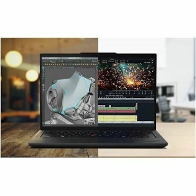 Lenovo ThinkPad P14s Gen 5 21G2001MUS 14.5" Mobile Workstation - WUXGA - Intel Core Ultra 7 155H - 16 GB - 512 GB SSD - English Keyboard - Black - Intel Chip - 1920 x 1200 - Windows 11 Pro - Intel - In-plane Switching (IPS) Technology, Eyesafe - Front Camera/Webcam - IEEE 802.11ax Wireless LAN Stand  
