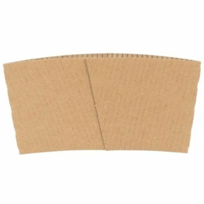 Kraft - Manchon de gobelet BPSCOFK - Brun - Papier Kraft - 100 / emballage 100/PQT 