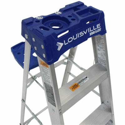 Echelle Louisville - 113.40 kg Capacité de Charge - Type I - Bleu, Argenté CSA CLASSE 1  250 LB 