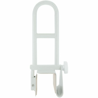 BIOS Living Bathtub Safety Rail, White - 15" (381 mm) Height - White - Steel - 1 / Unit CORROSION RESISTANT STEEL PULL PRESSURE 300 LBS