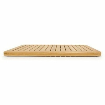 BIOS Living Bamboo Shower Crate Mat - Bathroom - 23.62" (600 mm) Length x 15.75" (400 mm) Width - Modern - Bamboo - 1 / Unit  
