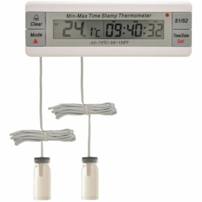 BIOS Professional - thermomètre numérique 120SC - 58 °F (-50 °C) à 158 °F (70 °C) - Alarme, Indicateur de batterie faible, Fonction mémoire - Pour Entrepôt frigorifique  