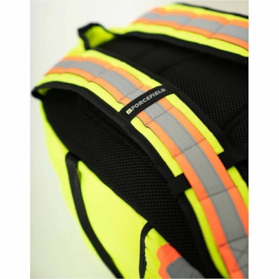 Forcefield Signal Carrying Case (Backpack) Notebook - Lime - Water Resistant - Synthetic Body - Reflective X - Shoulder Strap, Chest Strap - 20" (508 mm) Height x 11.50" (292.10 mm) Width x 6.50" (165.10 mm) Depth - 32 L Volume Capacity - 1 Unit HEAVY DUTY  REFLECTIVE LARGE MAIN STORAGE POCKET