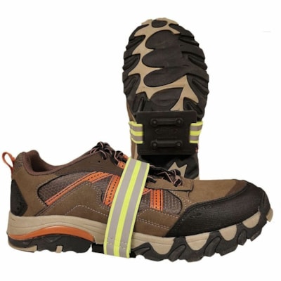 ICETRED 10704 NDH MSTD NDH (Midsole Traction Device Non Defined Heel) - for Shoe - Rubber - Black, Orange, Silver NON-DEFINED HEEL  UNIVERSAL SZ 