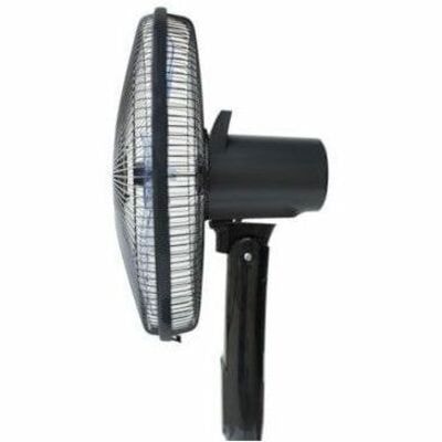 Ecohouzng Pedestal Fan - 3 Speed - Remote - 51.10" (1297.94 mm) Height x 16" (406.40 mm) Width x 16.10" (408.94 mm) Depth - Plastic - Black an with Remote 