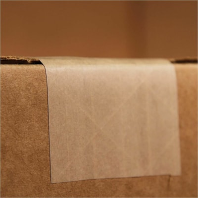 ipg Packaging Tape - 200 yd (182.9 m) Length x 2.76" (70 mm) Width - Natural Kraft, Tan - Copolymer Adhesive - Dust Resistant - For Sealing, Carton, Packing, Packaging - 10 / Carton REINFORCED KRAFT 