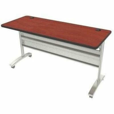HDL - Haut de la table Tucana - Top Rectangulaire - hauteur de 1 po (25,40 mm) x largeur de 60 po (1524 mm) x profondeur de 24 po (609,60 mm) - Commercial - Assemblage requis - Hénné cerise - Thermo-stratifié (TFL) DESSUS 36X24 BASE VENDUE SÉP. CERISER HENA