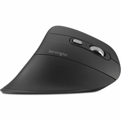 Kensington Pro Fit Ergo MY630 EQ Rechargeable Mouse - Full-size Mouse - Optical - Wireless - Bluetooth/Radio Frequency - 2.40 GHz - Rechargeable - Gray - USB 2.0 Type A - 2400 dpi - Scroll Wheel - 7 Button(s) - 5 Programmable Button(s) - Large Hand/Palm Size - Right-handed - 4 Month Battery Run Time E MOUSE 