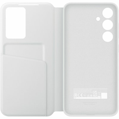 Samsung Smart View EF-ZS721 Carrying Case (Wallet) Samsung Galaxy S24 FE Smartphone - White - Plastic Body - Polycarbonate Exterior Material - Polycarbonate Interior Material - Holster - 6.54" (166 mm) Height x 3.27" (83 mm) Width x 0.57" (14.40 mm) Depth LLET PHONE CASE  WHITE 
