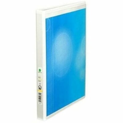 Grand & Toy 1/2''Customizer Presentation Binder, Round-Ring, White, Letter-Size(8 1/2''x11") - 1/2" (12.70 mm) Binder Capacity - Letter - 8 1/2" (215.90 mm) x 11" (279.40 mm) Sheet Size - 125 Sheet Capacity - 0.50" (12.70 mm) Ring(s) - Fastener(s): Round Ring - Pocket(s): 4, Internal, Front & Back -  