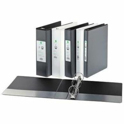 Grand & Toy 1''Customizer Presentation Binder, Round-Ring, Black, Letter-Size(8 1/2'' x 11") - 1" (25.40 mm) Binder Capacity - Letter - 8 1/2" (215.90 mm) x 11" (279.40 mm) Sheet Size - 225 Sheet Capacity - 1" (25.40 mm) Ring(s) - Fastener(s): Round Ring - Pocket(s): 4, Inside Front & Back - Polypro  