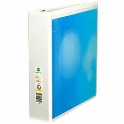 Grand & Toy 2" Customizer Presentation Binder, Round-Ring, White, Letter-Size (8 1/2" x 11") - Letter - 8 1/2" (215.90 mm) x 11" (279.40 mm) Sheet Size - 625 Sheet Capacity - 3 x 2" (50.80 mm) Ring(s) - Fastener(s): Round Ring - Pocket(s): 4, Internal - Polypropylene, Plastic - White - Recycled - PV  