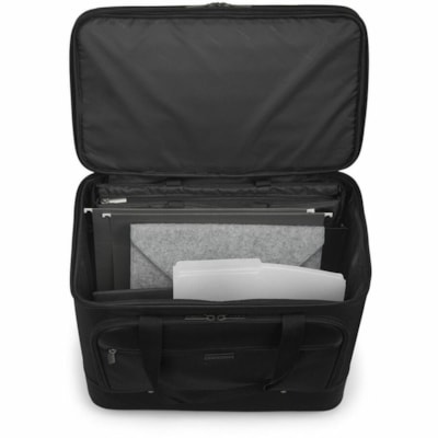 bugatti Core Carrying Case for 17" to 17.3" Notebook - Black - Polyester, Vegan Leather, 1680D Polyester Body - Telescoping Handle - 17.25" (438.15 mm) Height x 18.25" (463.55 mm) Width x 11" (279.40 mm) Depth - Unisex NYLON ON WHEELS 