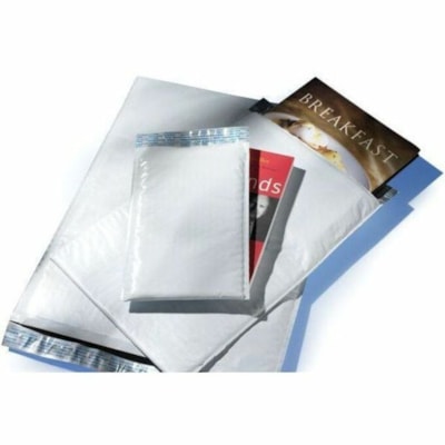 Polyair Xpak Mailer - Bubble/Shipping - #4 - 9 1/2" (241.30 mm) Width x 14 1/2" (368.30 mm) Length - Hot Melt Self-Seal - White - Poly, Polyethylene - 100 / Box 9.5" X 14.5" 
