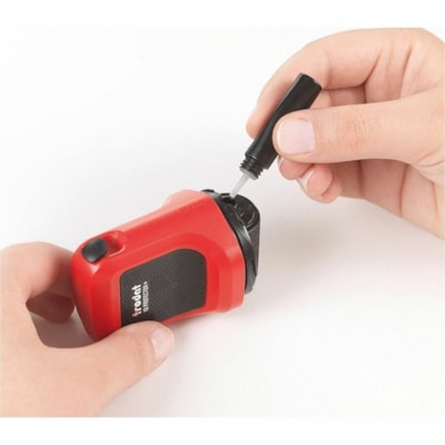 Trodat Roller Stamp - Design Stamp - 1" (25.40 mm) Impression Width - Black - Shipping - Recycled RED MOUNT 