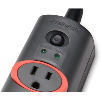 Kensington SmartSockets Standard Surge Protector - Gray - 6 x AC Power - 945 J - Phone - 7 ft (2.13 m) - External 945 JOULES SEMI/RFI 6 OUTLETS 7 FT CORD $15 000 WARRANTY
