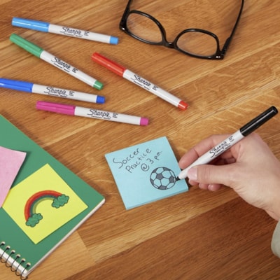 Sharpie Precision Permanent Markers - Ultra Fine, Fine Marker Point - Blue Ink - Alcohol Based - 1 Dozen  