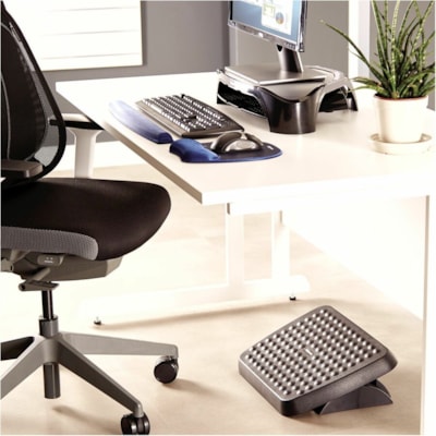 Fellowes Standard Foot Rest - Graphite - 1 Each  